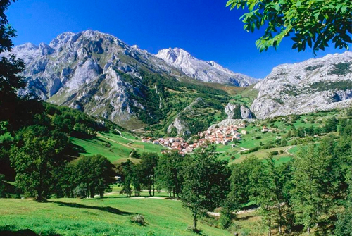 Mountain Village in Asturias